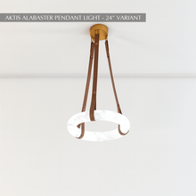 Carregar imagem no visualizador da galeria, Aktis Alabaster Pendant Light