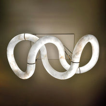Carregar imagem no visualizador da galeria, Ametris Alabaster Chandelier Light
