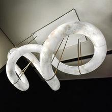 Carregar imagem no visualizador da galeria, Ametris Alabaster Chandelier Light