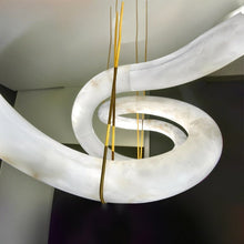Carregar imagem no visualizador da galeria, Ametris Alabaster Chandelier Light