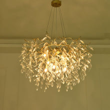 Load image into Gallery viewer, Anab Round Crystal Chandelier