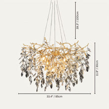 Load image into Gallery viewer, Anab Round Crystal Chandelier