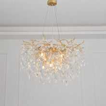 Load image into Gallery viewer, Anab Round Crystal Chandelier