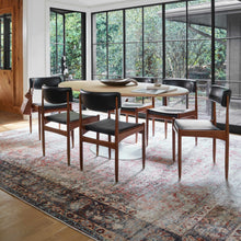 Load image into Gallery viewer, Rust Anahawan Distressed Washable Area Rug - Clearance