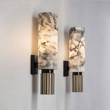 Load image into Gallery viewer, Ansu Alabaster Wall Lamp