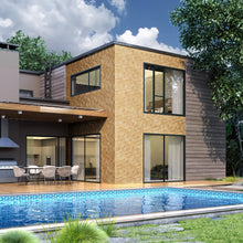 Load image into Gallery viewer, Antalya Noce Travertine Field Dimensional Carved Stone WHIRPOOL Wall Tile - Livfloors Collection