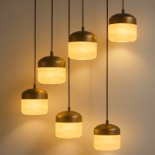 Carregar imagem no visualizador da galeria, Asta Alabaster Pendant Light