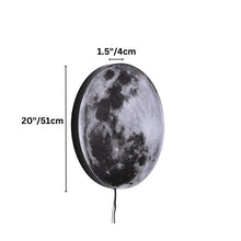 Load image into Gallery viewer, Astro Moon Wall Lamp Illuminated Art