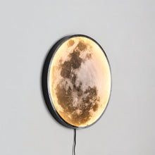 Load image into Gallery viewer, Astro Moon Wall Lamp Illuminated Art