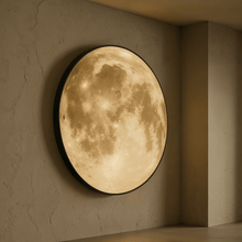 Load image into Gallery viewer, Astro Moon Wall Lamp Illuminated Art