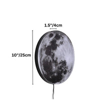 Load image into Gallery viewer, Astro Moon Wall Lamp Illuminated Art