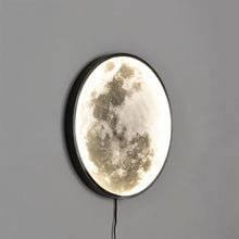 Load image into Gallery viewer, Astro Moon Wall Lamp Illuminated Art