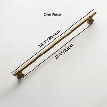 Load image into Gallery viewer, Atiq Brass Knob & Pull Bar