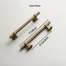 Load image into Gallery viewer, Atiq Brass Knob & Pull Bar
