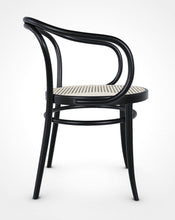 Carregar imagem no visualizador da galeria, August Thonet No. 30 Bentwood Chair by Ton - Black Stain / Cane Seat