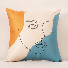 Carregar imagem no visualizador da galeria, Abstract Face Cushion Covers