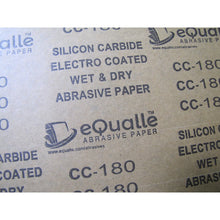 Carregar imagem no visualizador da galeria, 180 Grit Sandpaper Sheets – 25 Pack, 9x11 in, Wet or Dry Use