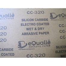 Carregar imagem no visualizador da galeria, 320 Grit Sandpaper Sheets – 25 Pack, 9x11 in, Wet or Dry Use