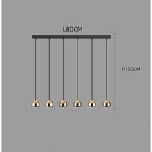 Carregar imagem no visualizador da galeria, Ball Pendant Light for Living Room with Sleek Modern Design