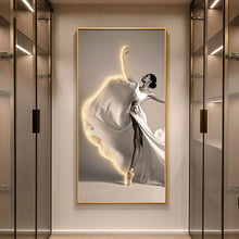 Carregar imagem no visualizador da galeria, Ballet Lines Illuminated Art