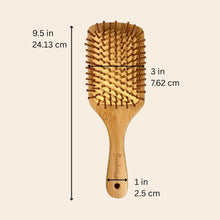 Carregar imagem no visualizador da galeria, Bamboo Paddle Hair Brush | Classic Handle