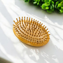 Load image into Gallery viewer, Bamboo Travel Hair Brush