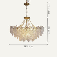 Load image into Gallery viewer, Bariq Glass Chandelier