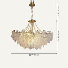 Load image into Gallery viewer, Bariq Glass Chandelier