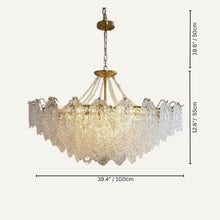 Load image into Gallery viewer, Bariq Glass Chandelier