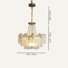 Load image into Gallery viewer, Bariq Glass Chandelier