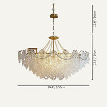 Load image into Gallery viewer, Bariq Glass Chandelier
