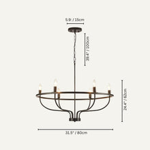 Load image into Gallery viewer, Basit Metal Chandelier