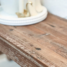 Carregar imagem no visualizador da galeria, Vintage-Inspired Reclaimed Wood Folding Bench
