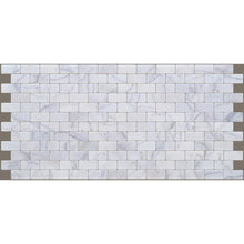 Load image into Gallery viewer, Bianco Ibiza White Marble Tumbled Mosaic Floor and Wall Tile - Livfloors Collection