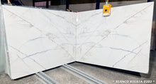 Load image into Gallery viewer, Bianco Rigata White Bookmatching Marble Slabs Polished - Full Truckload