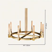 Carregar imagem no visualizador da galeria, Birta Round Chandelier