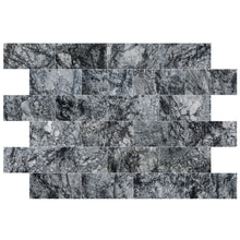Load image into Gallery viewer, Black Cloud Exotic Marble Polished Floor and Wall Tile - Large Format - Livfloors Collection