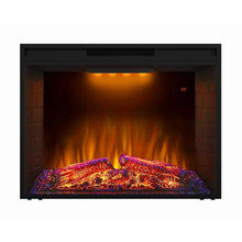 Load image into Gallery viewer, Black Electric Fireplace Heater Insert with Overheating Protection and Remote Control