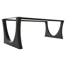 Cargar imagen en el visor de la galería, Metal Dining Table Base for Heavy Table Tops Matte Black