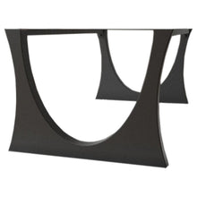 Cargar imagen en el visor de la galería, Metal Dining Table Base for Heavy Table Tops Matte Black