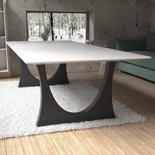 Cargar imagen en el visor de la galería, Metal Dining Table Base for Heavy Table Tops Matte Black