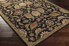 Load image into Gallery viewer, Blomkest Black&Yellow Traditional Wool Carpet