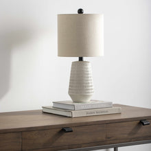 Load image into Gallery viewer, Berehomet Cream Table Lamp
