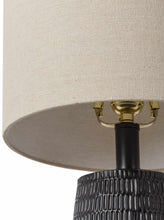 Load image into Gallery viewer, Berehomet Black Table Lamp
