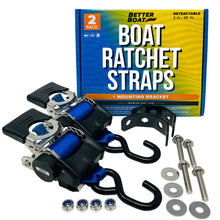 Load image into Gallery viewer, Boat Ratchet Straps