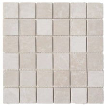 Load image into Gallery viewer, Botticino Cream Beige Marble Mosaic Floor and Wall Tile - Livfloors Collection