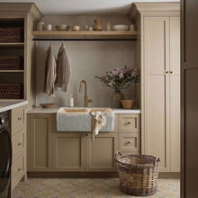 Load image into Gallery viewer, Botticino Beige Marble Farmhouse Apron Kitchen Double Sink (W)16" (L)32" (H)10"