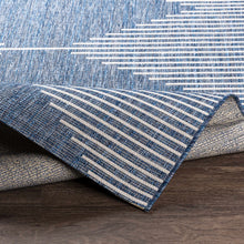 Load image into Gallery viewer, Stephan Navy Outdoor Rug