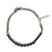 Carregar imagem no visualizador da galeria, Skullistic Double Layer Obsidian Bracelet