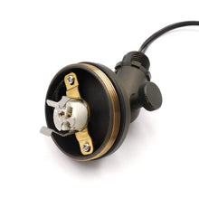 Load image into Gallery viewer, Brass Light Fixtures with MR16, Adjustable Shroud, and 72" Wire